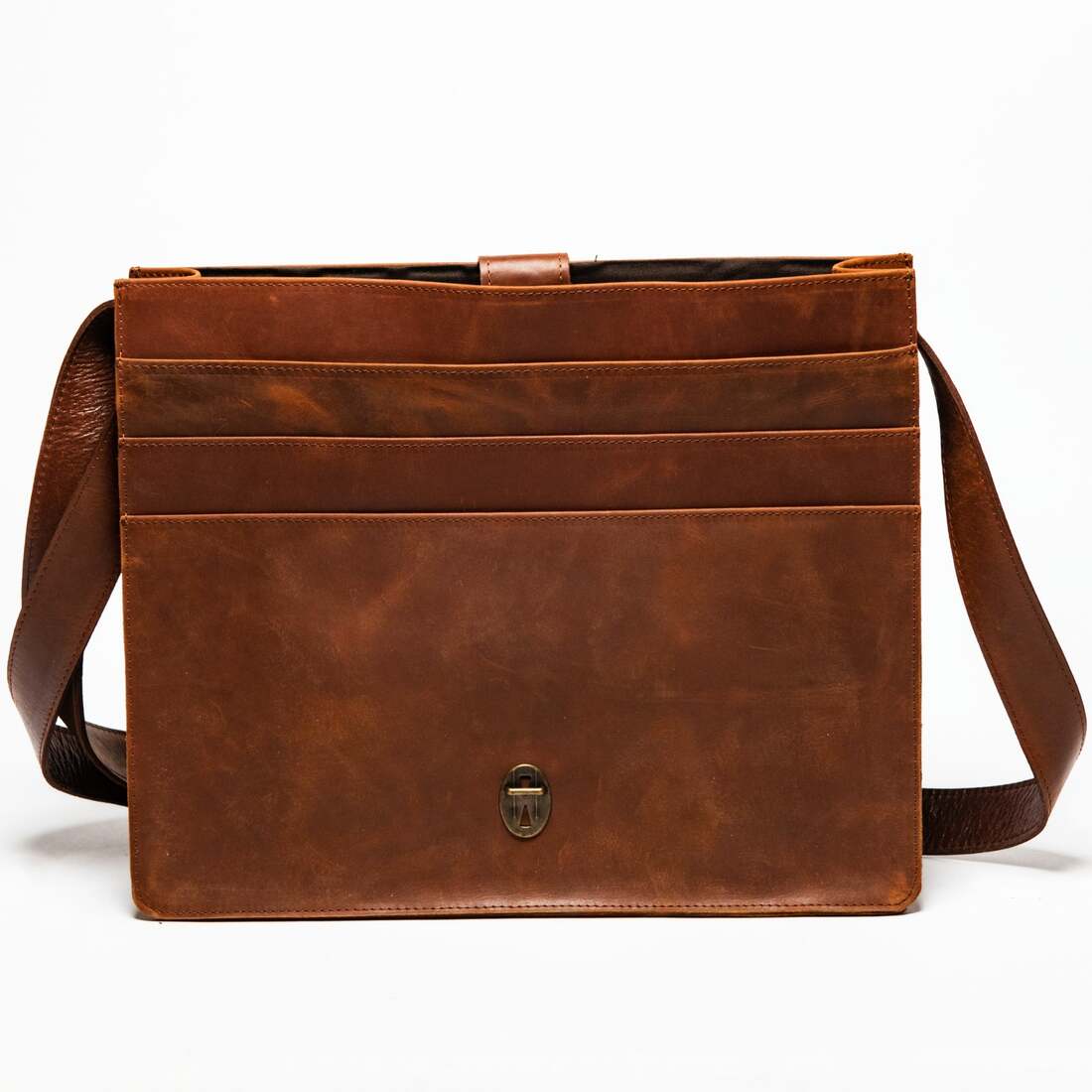 Adam Messenger Bag 2.0 - Saddle Brown