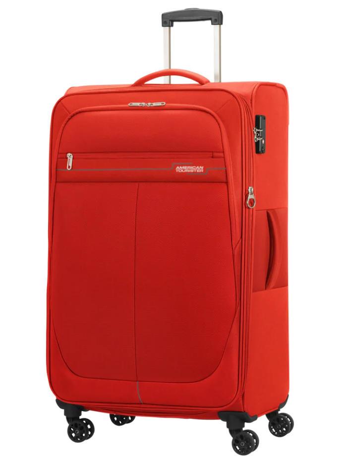 American Tourister Deep Dive - Set of 3  Expandable Red