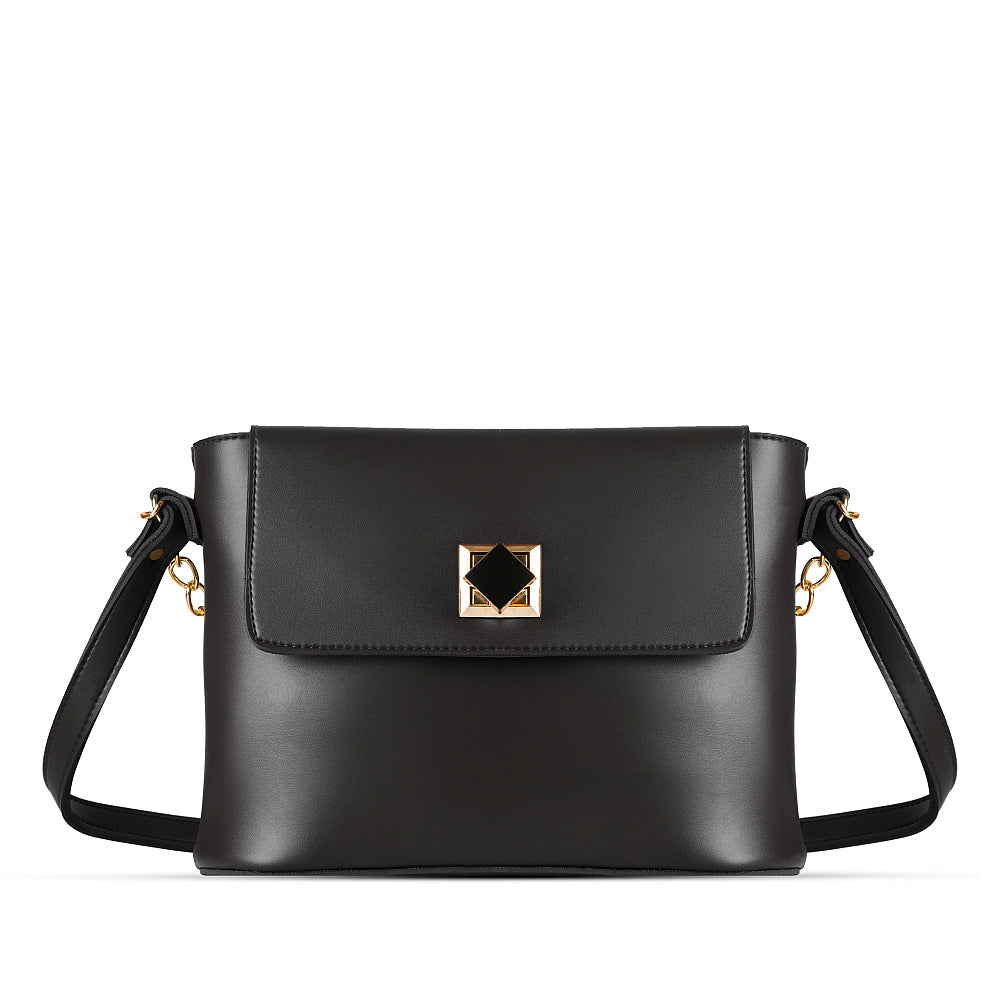 AUGUST BLACK HANDBAG AND SHOULDER BAG