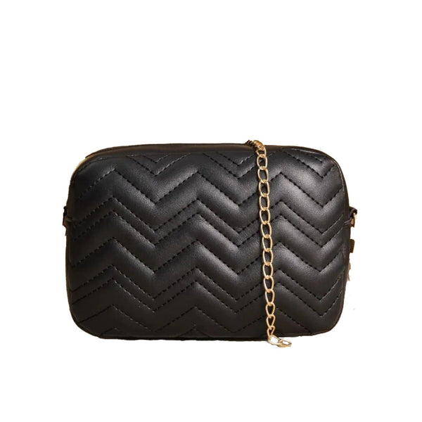 AURA BLACK CROSS BODY BAG