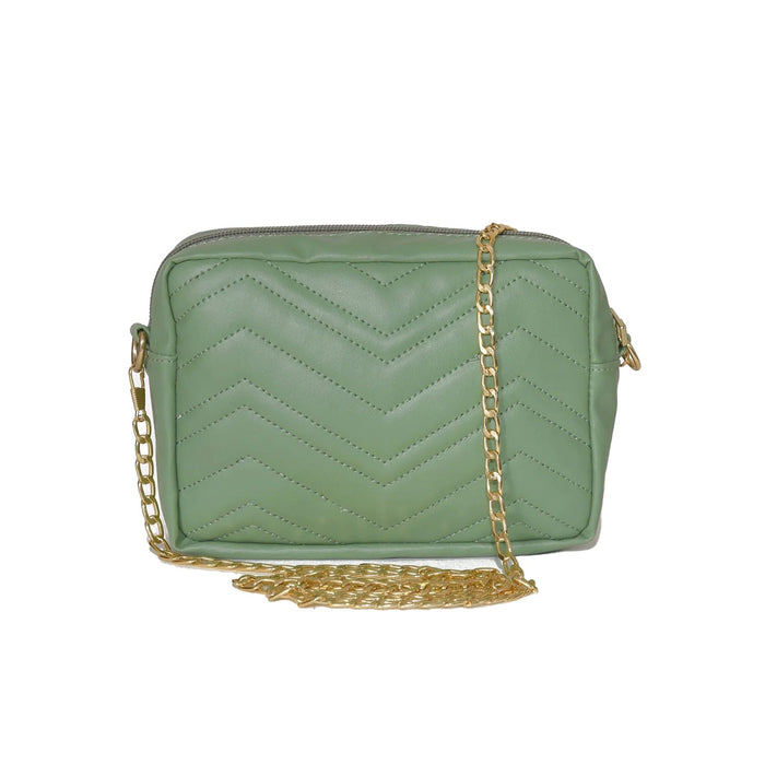 AURA GREEN CROSS BODY BAG