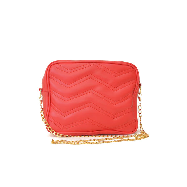 AURA RED CROSS BODY BAG