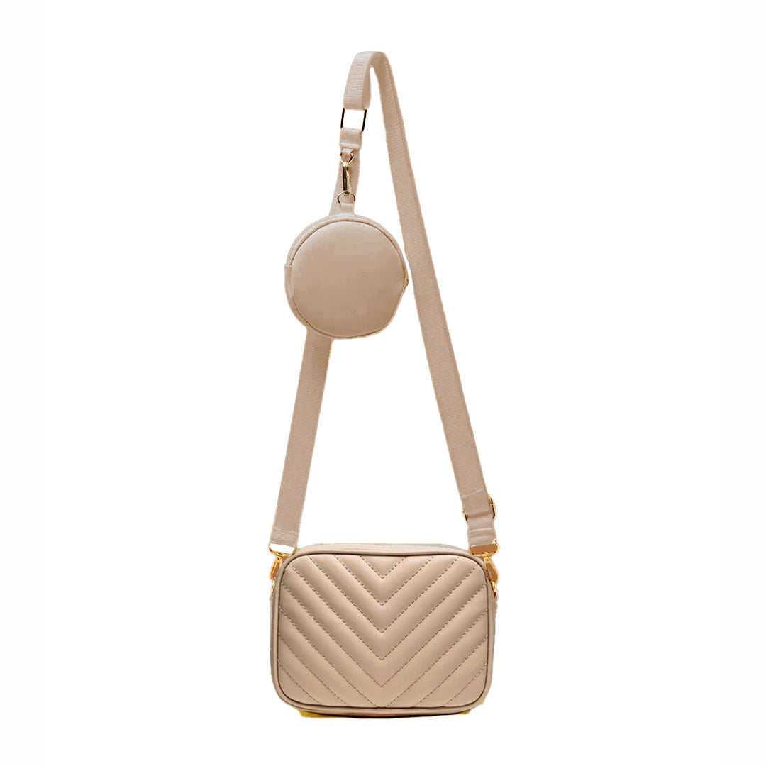 Aura Prime Beige Trendy Crossbody Bags