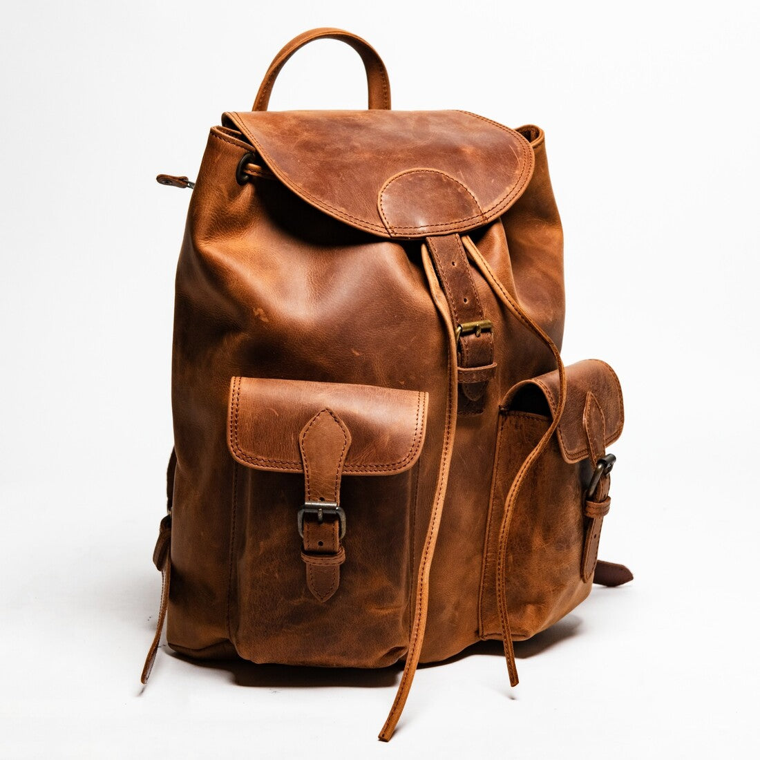 City Leather Backpack