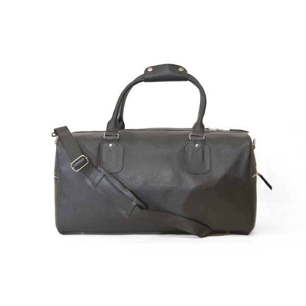 MOXI LEATHER (XL) DUFFEL BLACK