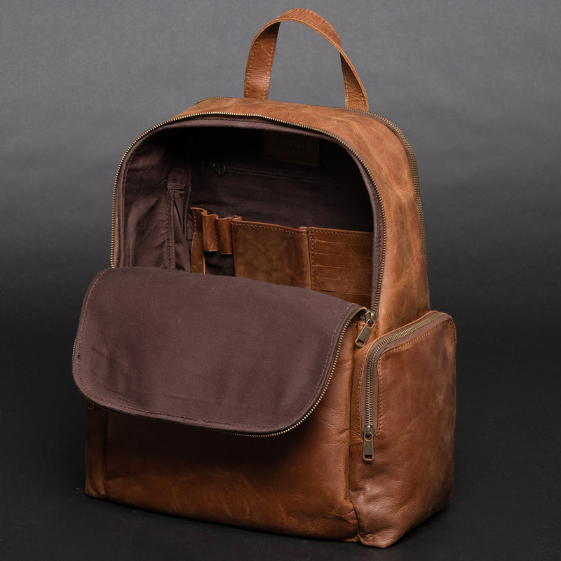 Minelli Leather Backpack