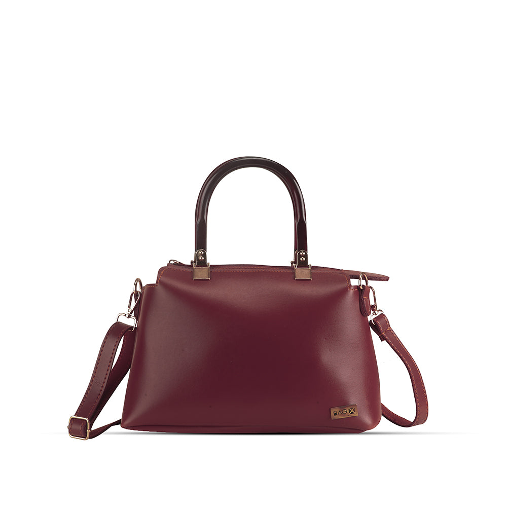 Orchid maroon shoulder bag