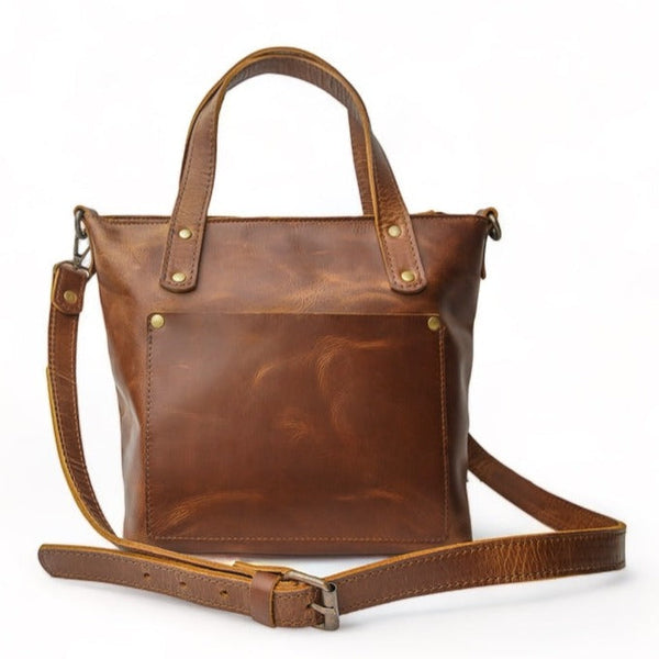 Saddle Brown Mini Tote