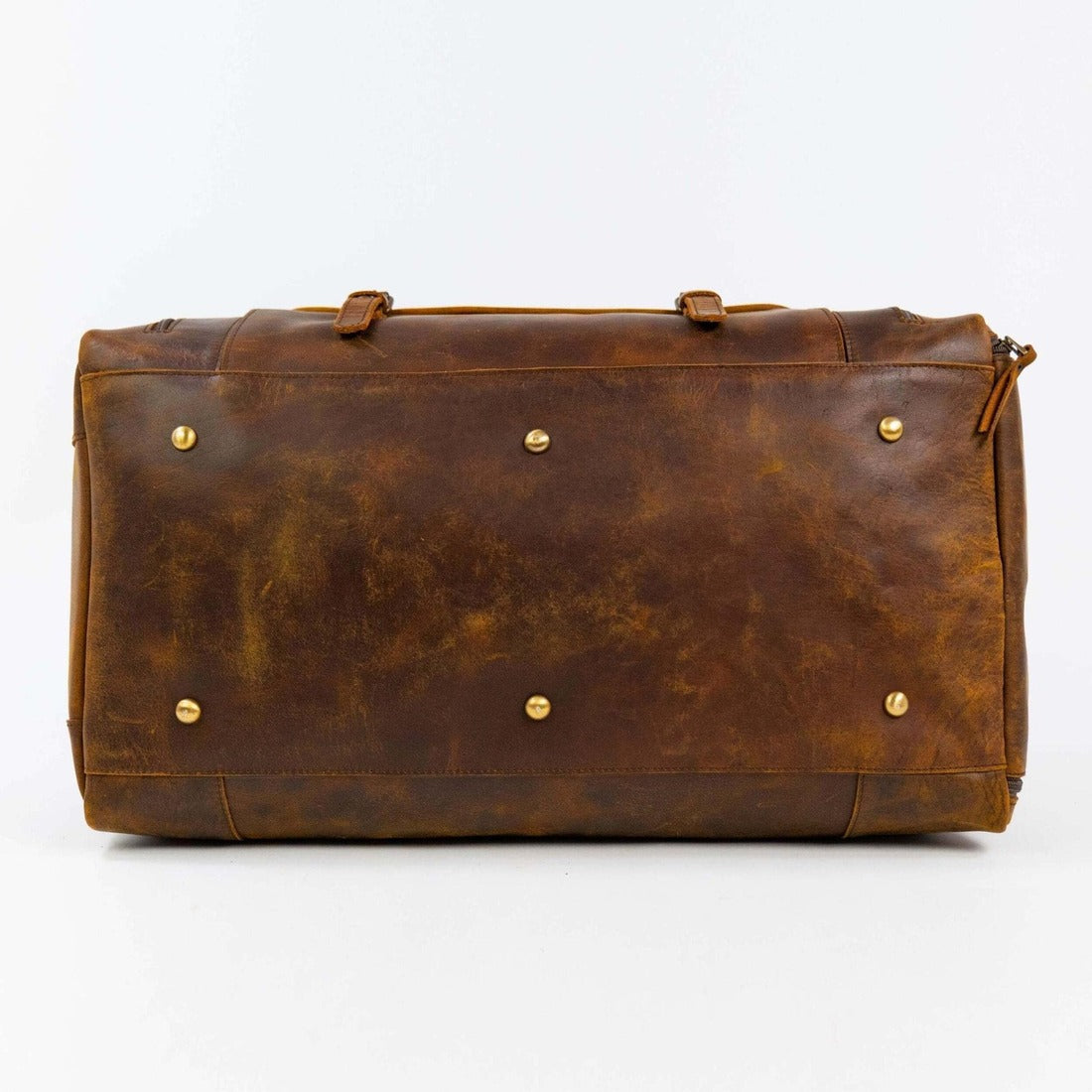 Alpha 46L Leather Duffle - Brown