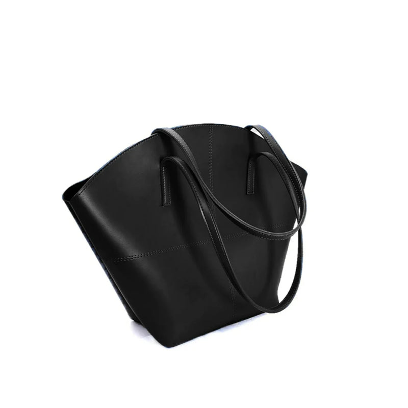 TOTE SHOULDER BLACK - LEFTOVER