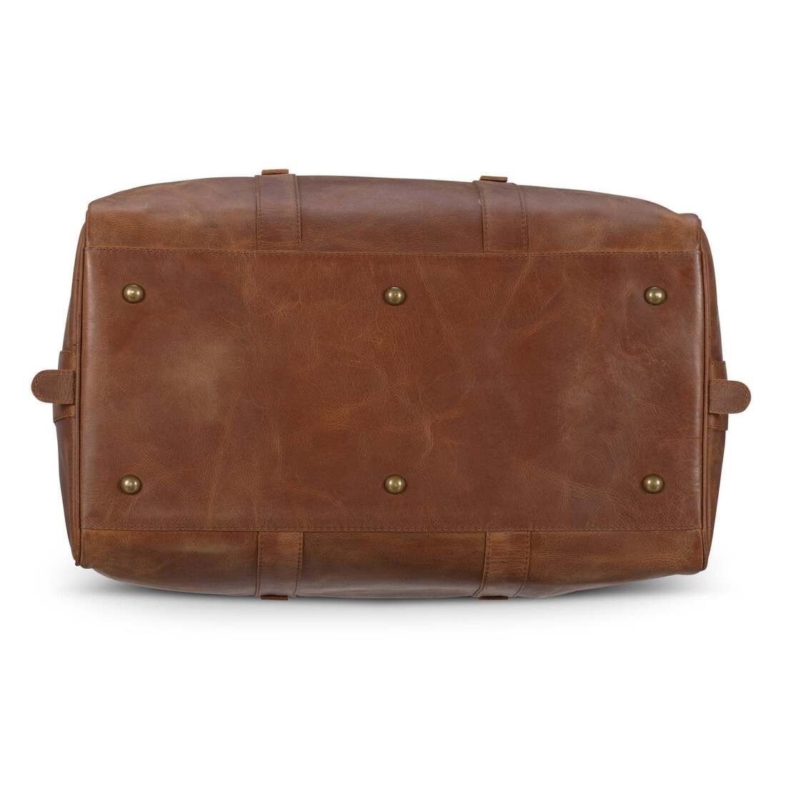 Big Mouth 40L Leather Duffle - Saddle Brown