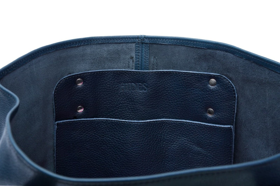 Leather Tote - Magnetic Closure