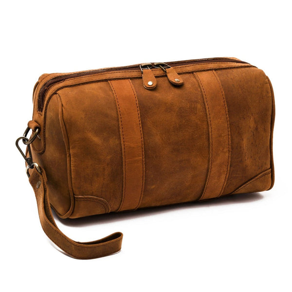 Rasage Toiletry Kit - Saddle Brown