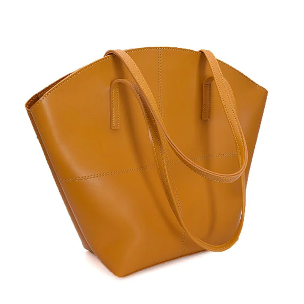 TOTE SHOULDER YELLOW - LEFTOVER